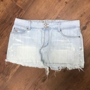 Abercrombie Light Denim Skirt in Womens